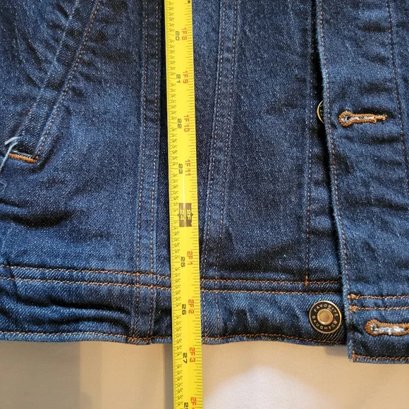 Favorite Daughter The Jane Trench In Pepper Jean Jacket Size XS - Picture 9 of 11